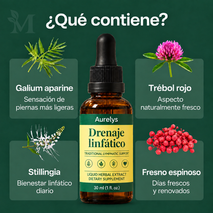 Matina Drenaje Linfático| Gotas herbales para tu ritual diario 🌿