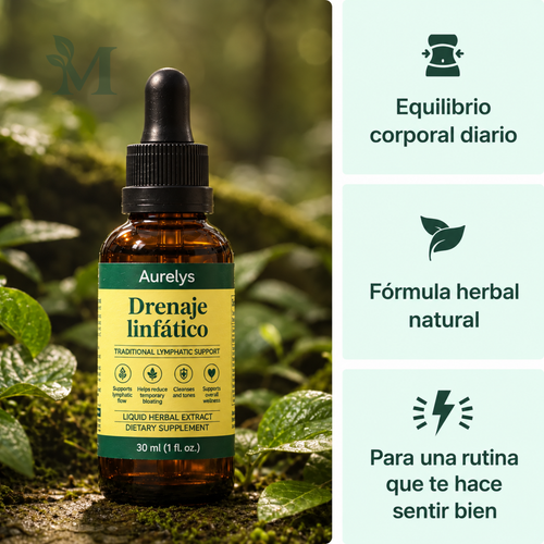 Matina Drenaje Linfático| Gotas herbales para tu ritual diario 🌿