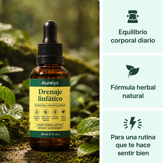 Matina Drenaje Linfático| Gotas herbales para tu ritual diario 🌿